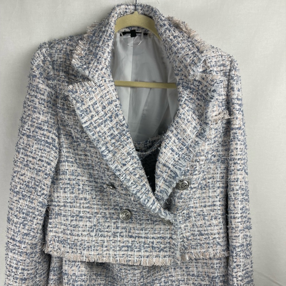 Tweed Suit Set Jacket and Skirt - Picture 15 of 16